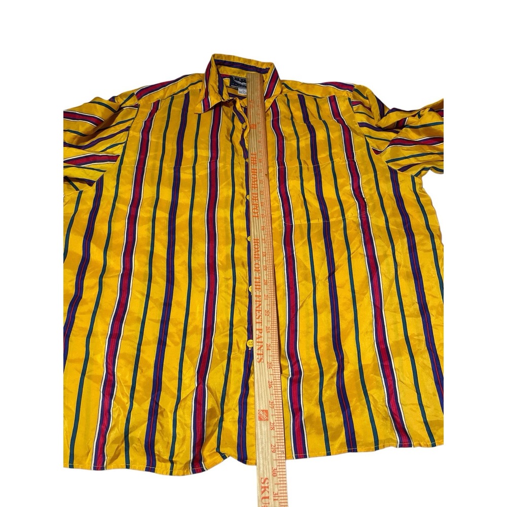 Best American Clothing Co Womens Silk Shirt Size Large Lightweight Vivid‎ Colors - Picture 4 of 7